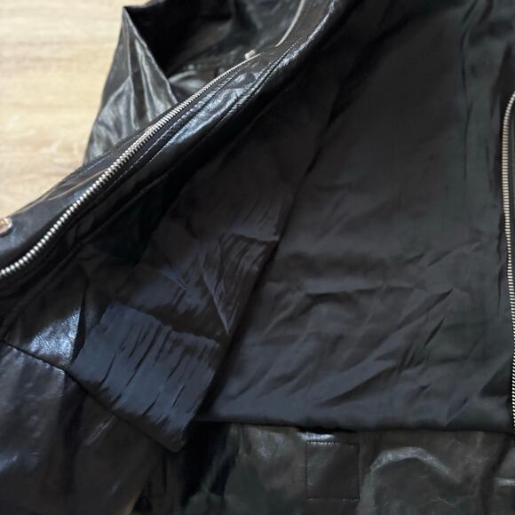 Zara Faux Leather Jacket - Picture 5 of 8